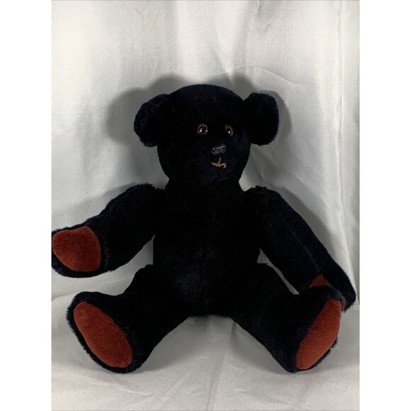 Plush bear Los Angeles Dodgers Knit Outfit. 18" Vintage 1980s handmade - Picture 3 of 11